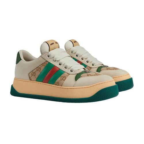 Retro Stripe Casual Sneakers – Premium Leather Comfort Street Shoes